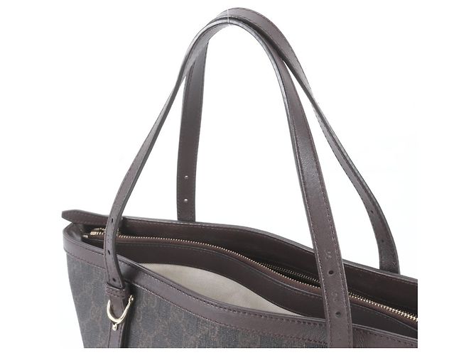 Gucci GG Supreme Nice Leder Tote Bag Braun - Ansicht 2