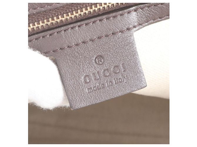 Gucci GG Supreme Nice Leder Tote Bag Braun - Ansicht 9