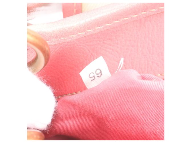 Miu Miu Lederhandtasche Tote Bag Pink Beige - Ansicht 9