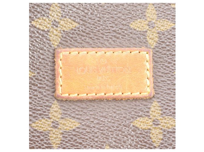 Bolsa de Ombro Louis Vuitton Monogram Saumur 30 em Couro Marrom - vista 10