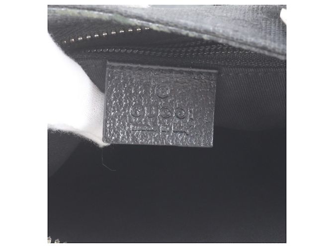 Borsa a tracolla Gucci GG Canvas Leather Nero - vista 8