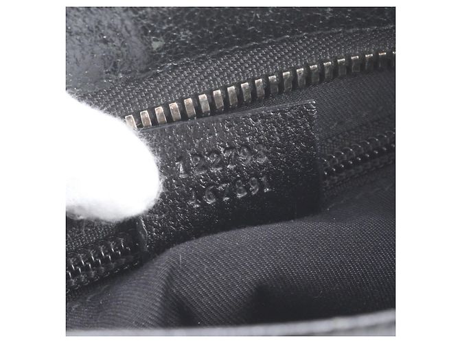 Borsa a tracolla Gucci GG Canvas Leather Nero - vista 9
