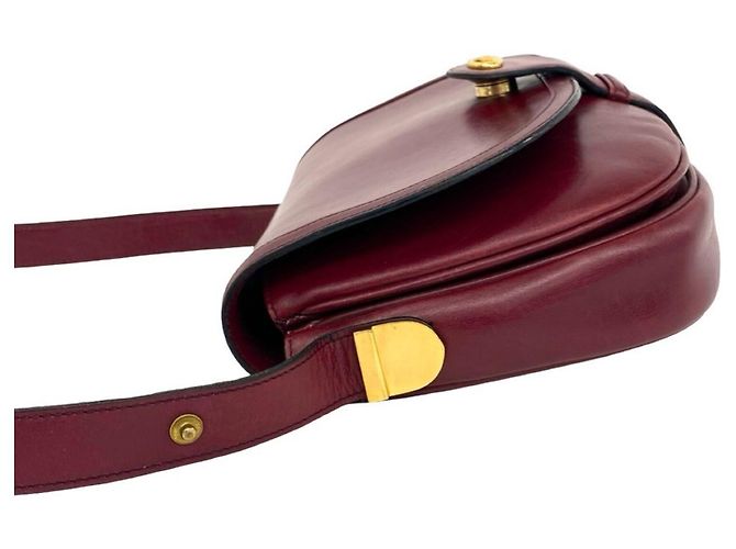 Gucci Vintage Logo Hardware Leder-Schultertasche - Ansicht 5