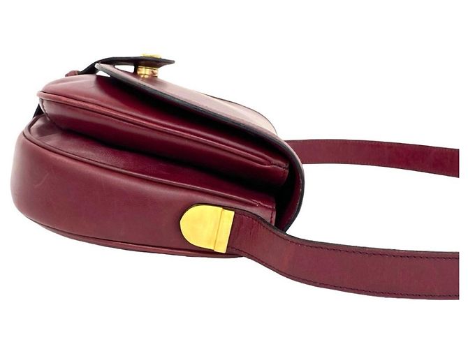 Gucci Vintage Logo Hardware Leder-Schultertasche - Ansicht 6