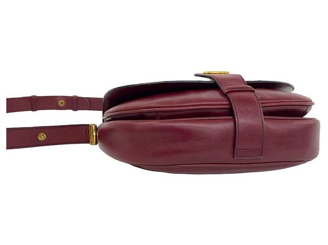 Gucci Vintage Logo Hardware Leder-Schultertasche - Ansicht 7