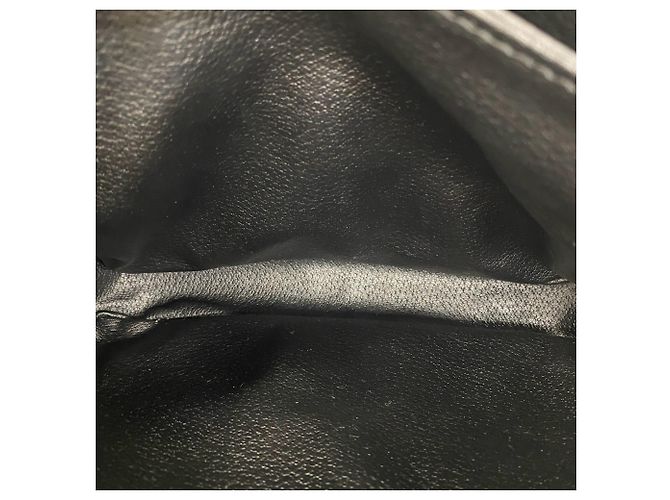 Céline Celine Vintage Macadam Blazon Pattern Triomphe Schultertasche und Beuteltasche aus Leder Braun Schwarz - Ansicht 9