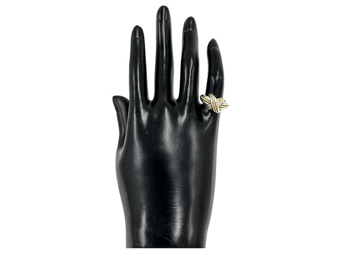 Autre Marque Anello Vintage Signature Tiffany & Co. Argento D'oro - vista 2