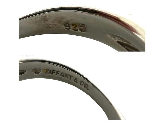 Autre Marque Anello Vintage Signature Tiffany & Co. Argento D'oro - vista 3