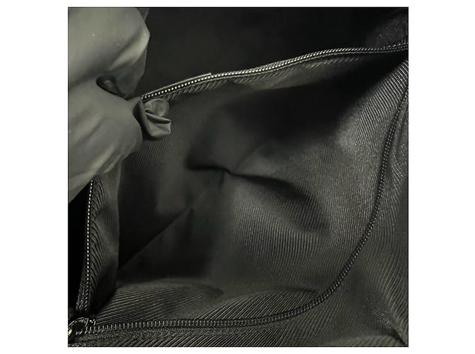 Gucci GG Logo Canvas und Leder Tote Bag Schwarz - Ansicht 10