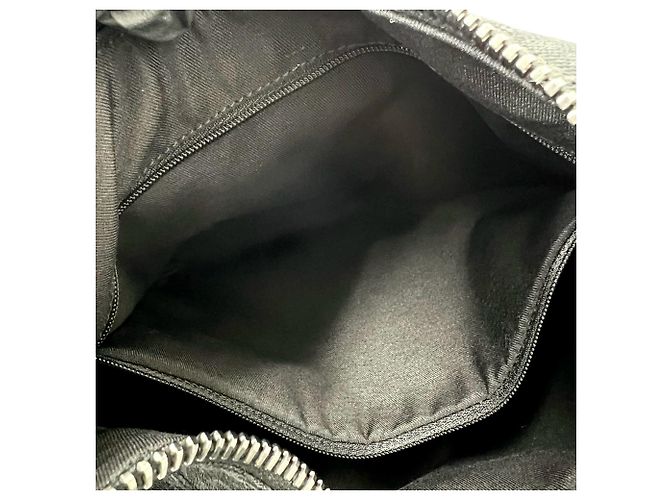Gucci Black Canvas and Leather Handbag - view 10