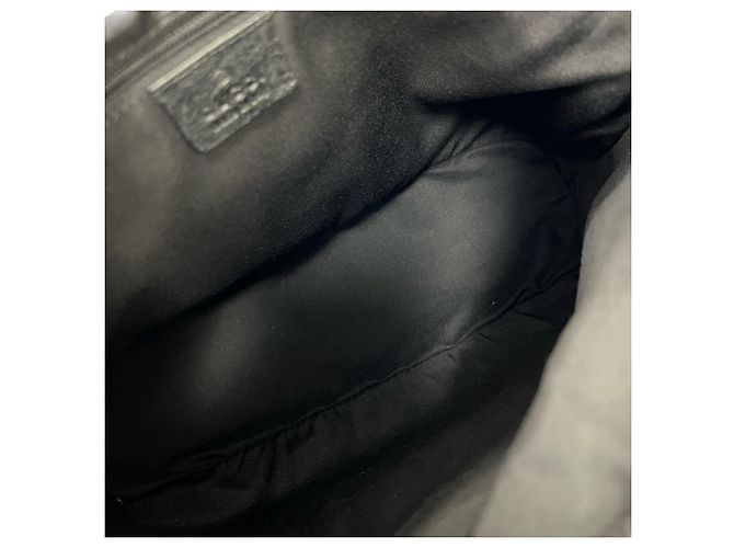 Gucci Black Canvas and Leather Handbag - view 9