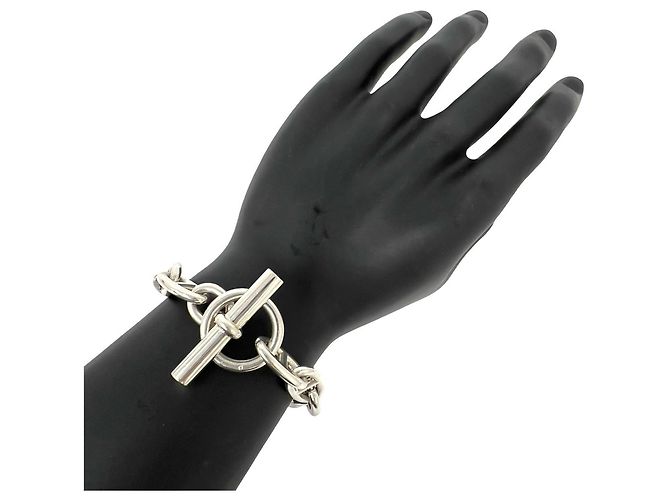 Hermès Hermes Chaine d'Ancre GM Armband mit Anhänger Silber - Ansicht 2