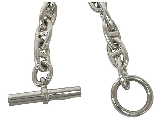 Hermès Hermes Chaine d'Ancre GM Armband mit Anhänger Silber - Ansicht 4