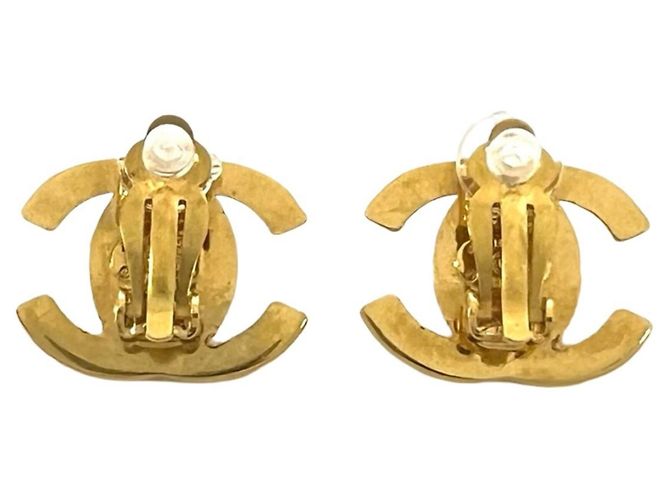 Orecchini CHANEL Vintage motivo Coco Mark Turnlock D'oro - vista 5