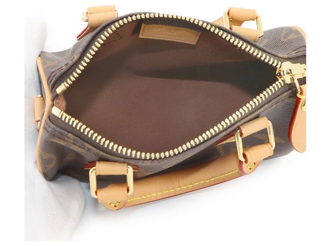 Borsa a mano Louis Vuitton Nano Speedy Monogram Monogramma - vista 7
