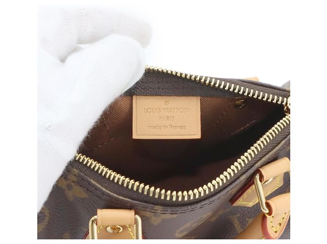 Borsa a mano Louis Vuitton Nano Speedy Monogram Monogramma - vista 8