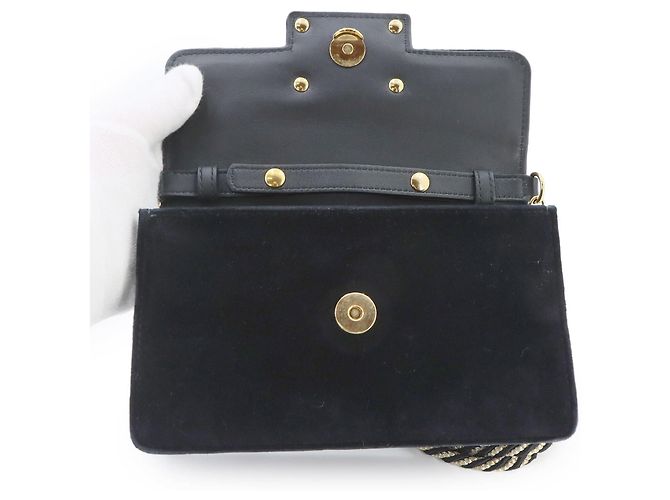 Sac à main et pochette 2-en-1 Gucci Square G Noir - vue 6