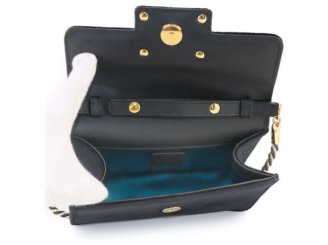 Sac à main et pochette 2-en-1 Gucci Square G Noir - vue 7