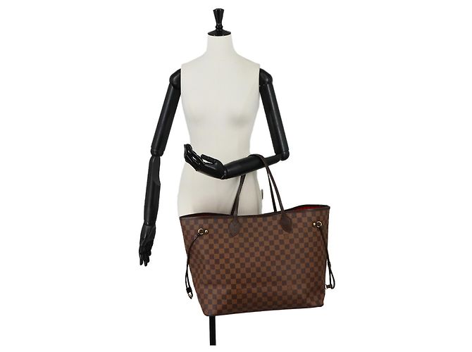 Louis Vuitton Neverfull GM Damier Tote Handtasche Fuschia Damier ebene - Ansicht 10