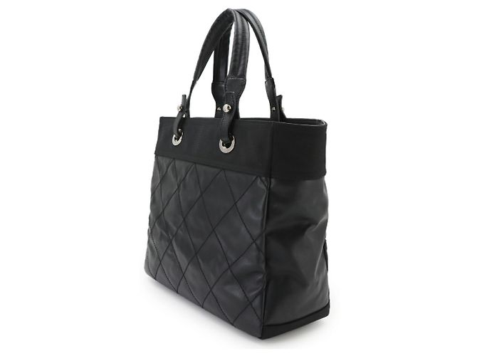 Chanel Paris Biarritz MM Tote Handtasche Schwarz - Ansicht 4