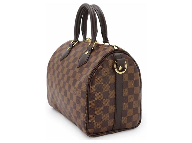 Borsa Louis Vuitton Speedy Bandouliere 25 Damier ebene - vista 4