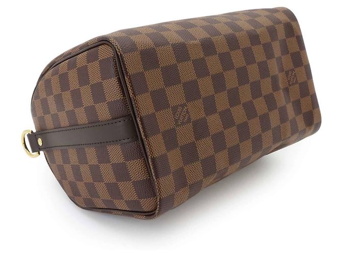 Borsa Louis Vuitton Speedy Bandouliere 25 Damier ebene - vista 5