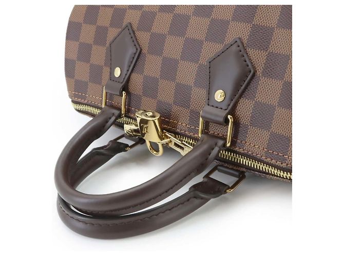 Borsa Louis Vuitton Speedy Bandouliere 25 Damier ebene - vista 6