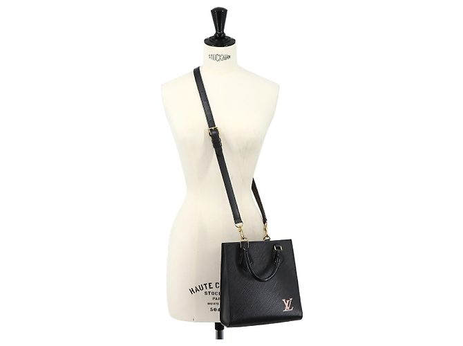 Louis Vuitton Sac Plat BB Handbag Noir - vue 10