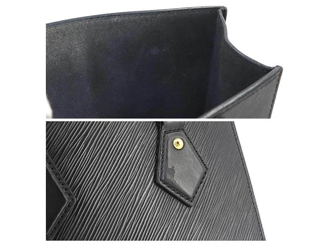 Louis Vuitton Sac Plat BB Handbag Noir - vue 9