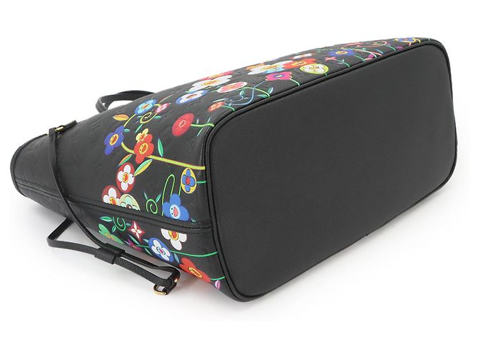 Sac cabas Louis Vuitton Monogram Empreinte Neverfull MM Noir Multicolore - vue 5