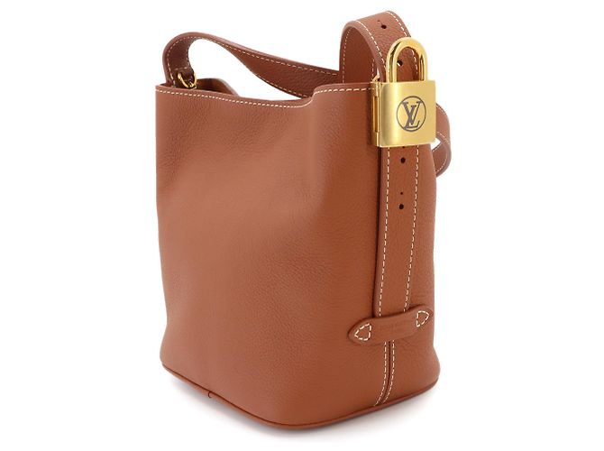 Borsa a tracolla Louis Vuitton Low Key All In BB Cognac - vista 4