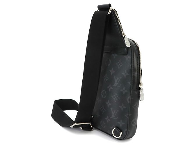 Louis Vuitton Avenue Sling Bag PM Monogram Eclipse Black - view 3