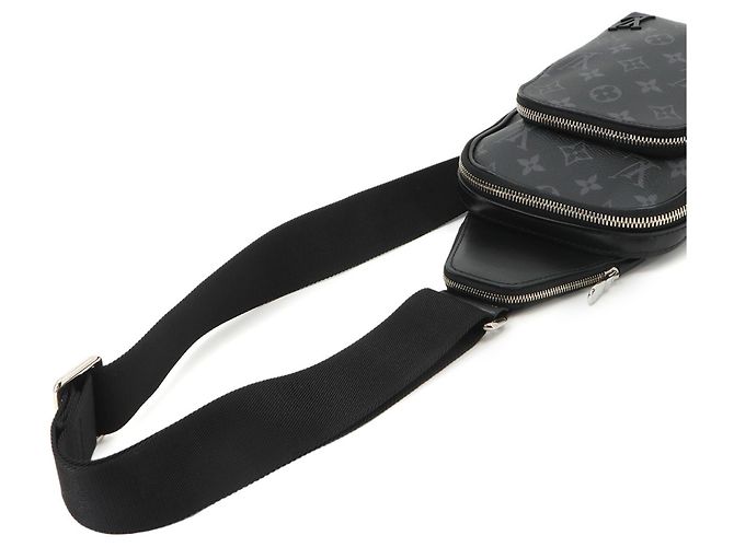 Louis Vuitton Avenue Sling Bag PM Monogram Eclipse Black - view 5