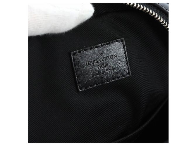 Louis Vuitton Avenue Sling Bag PM Monogram Eclipse Black - view 7