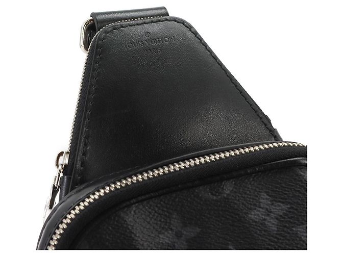 Louis Vuitton Avenue Sling Bag PM Monogram Eclipse Black - view 8