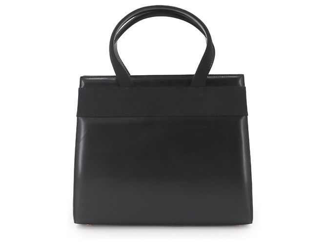 Borsa in pelle Salvatore Ferragamo Vara Ribbon Nero - vista 3