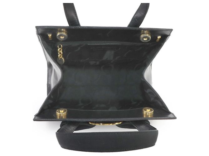 Borsa in pelle Salvatore Ferragamo Vara Ribbon Nero - vista 7