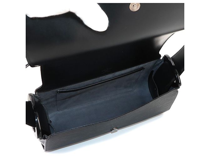 Borsa a tracolla Louis Vuitton Nocturne GM in pelle Epi Nero - vista 7