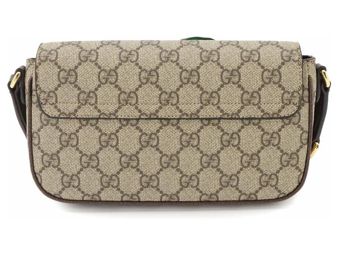 Bolso de hombro Gucci Ophidia Castaño Beige - vista 3