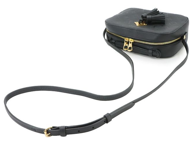 Sac à main épaule Louis Vuitton Monogram Empreinte Saintonge Noir - vue 6