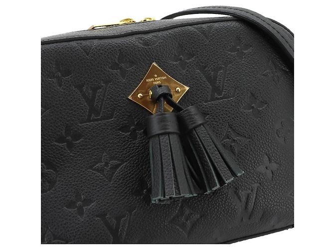 Sac à main épaule Louis Vuitton Monogram Empreinte Saintonge Noir - vue 9