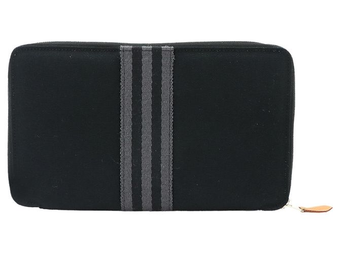 Hermès Bolso Fourre-Tout HERMES GM y Cartera Larga Castaño Negro - vista 2