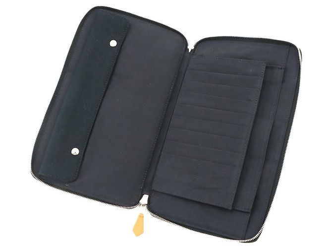 Hermès Bolso Fourre-Tout HERMES GM y Cartera Larga Castaño Negro - vista 5