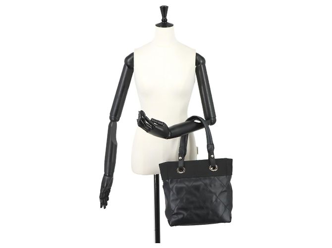 Chanel Paris Biarritz PM Tote Handtasche Schwarz - Ansicht 10