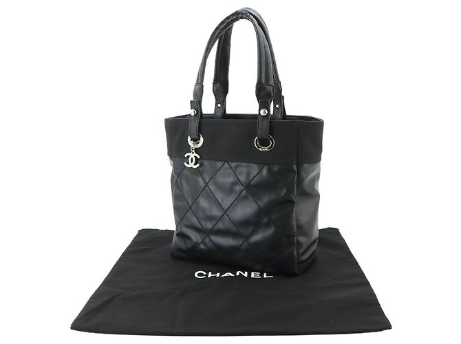 Chanel Paris Biarritz PM Tote Handtasche Schwarz - Ansicht 2