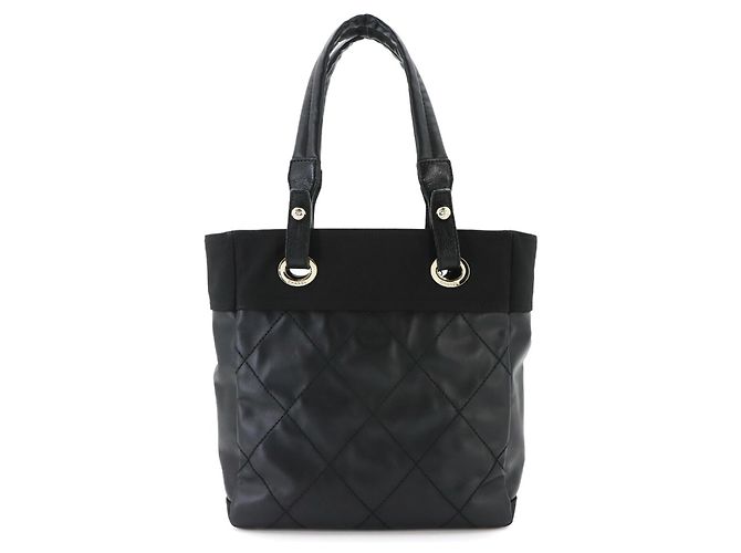 Chanel Paris Biarritz PM Tote Handtasche Schwarz - Ansicht 3