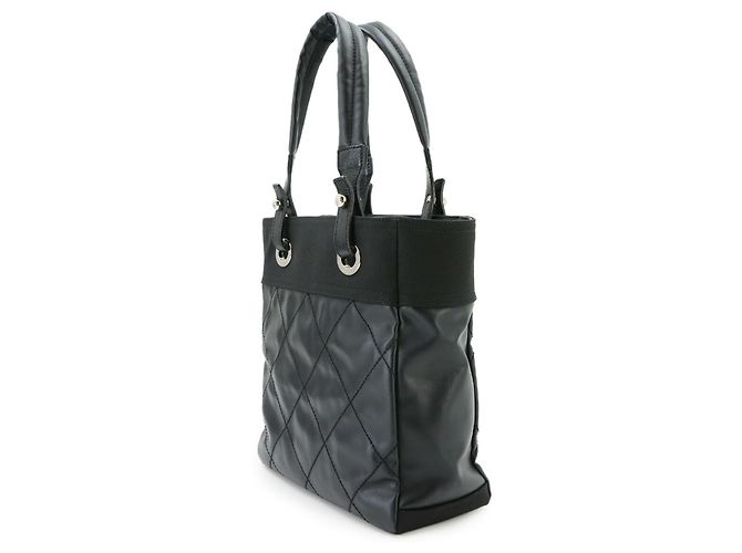 Chanel Paris Biarritz PM Tote Handtasche Schwarz - Ansicht 4