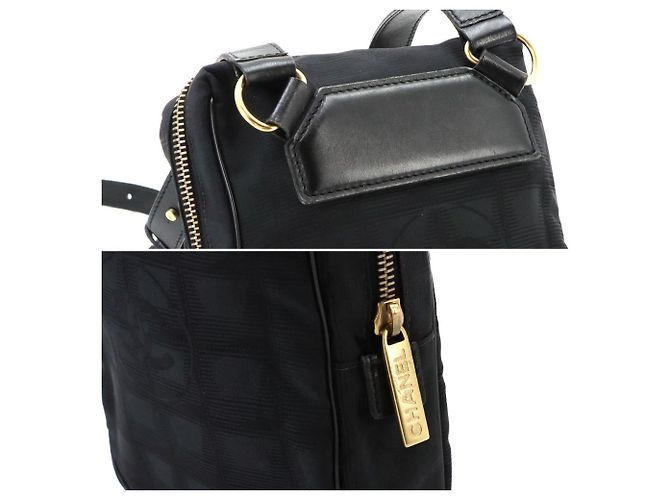 Borsa a tracolla Chanel New Travel Line Nero - vista 9