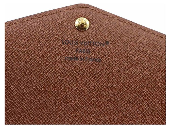 Louis Vuitton Monogram Portefeuille Sarah Bi-fold Long Wallet Braun Monogramm - Ansicht 7
