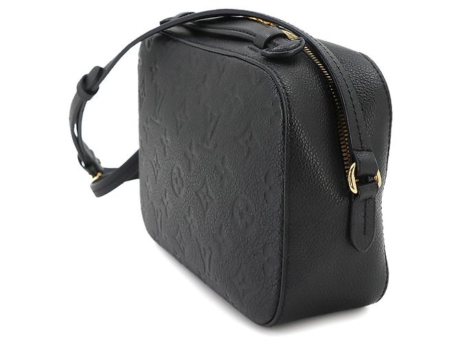 Louis Vuitton Monogram Empreinte Saintonge Schultertasche Schwarz - Ansicht 3